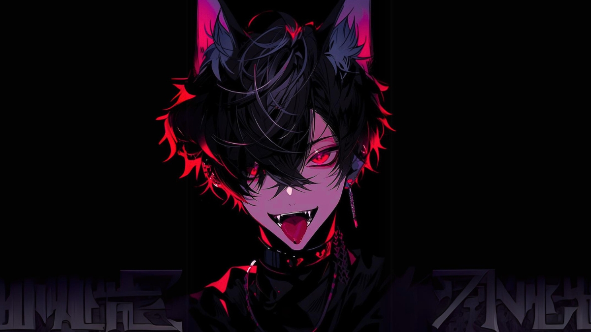 H&igrave;nh nền anime ma c&agrave; rồng tối, phong c&aacute;ch b&iacute; ẩn, độ ph&acirc;n giải 1080x1920, chất lượng HD.