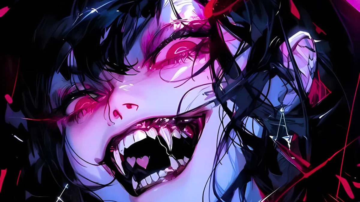 H&igrave;nh nền anime ma c&agrave; rồng, t&ocirc;ng m&agrave;u tối, độ ph&acirc;n giải 1080x1920, chất lượng HD, phong c&aacute;ch nghệ thuật ấn tượng.