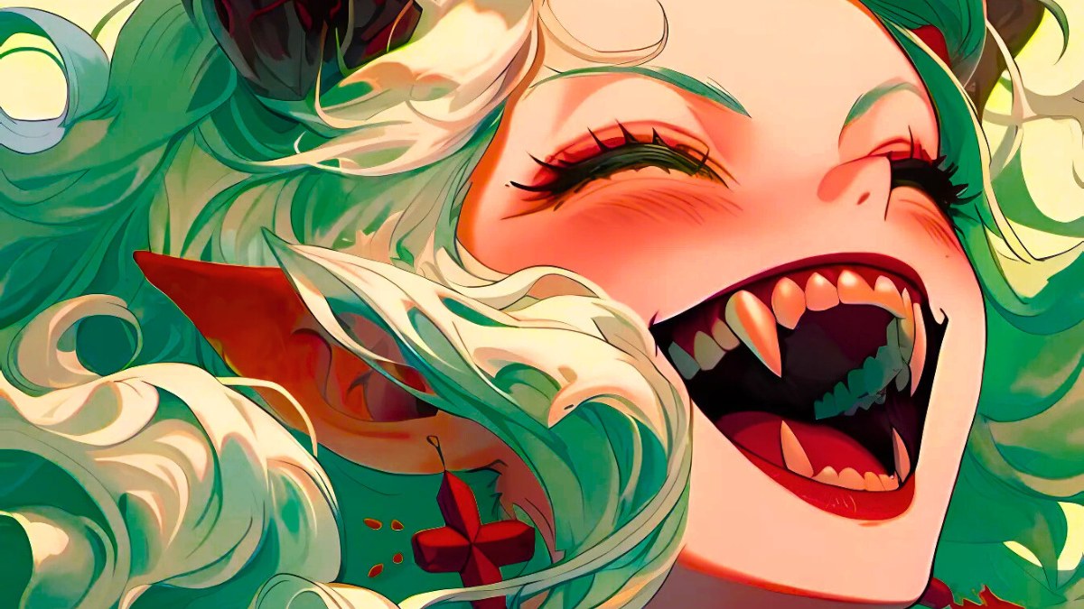 H&igrave;nh nền anime sống động, t&oacute;c xanh rực rỡ, độ ph&acirc;n giải 1080x1920, chất lượng HD.