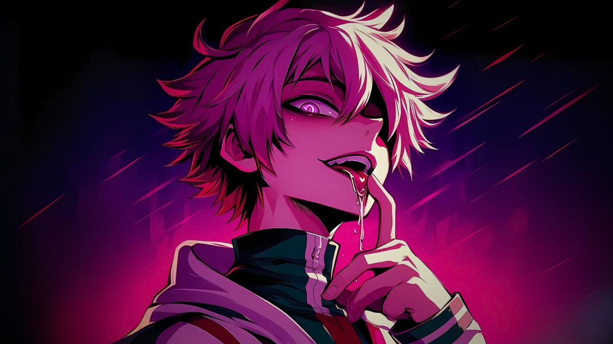 H&igrave;nh nền anime ấn tượng với &aacute;nh s&aacute;ng t&iacute;m, độ ph&acirc;n giải 1080x1920, chất lượng HD, l&yacute; tưởng cho fan anime.