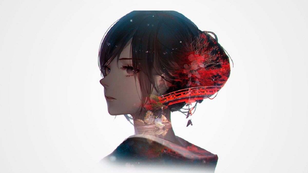 Hình nền nghệ thuật anime với phong cảnh thiên nhiên, độ phân giải 1080x1920, chất lượng HD, phong cách sáng tạo.