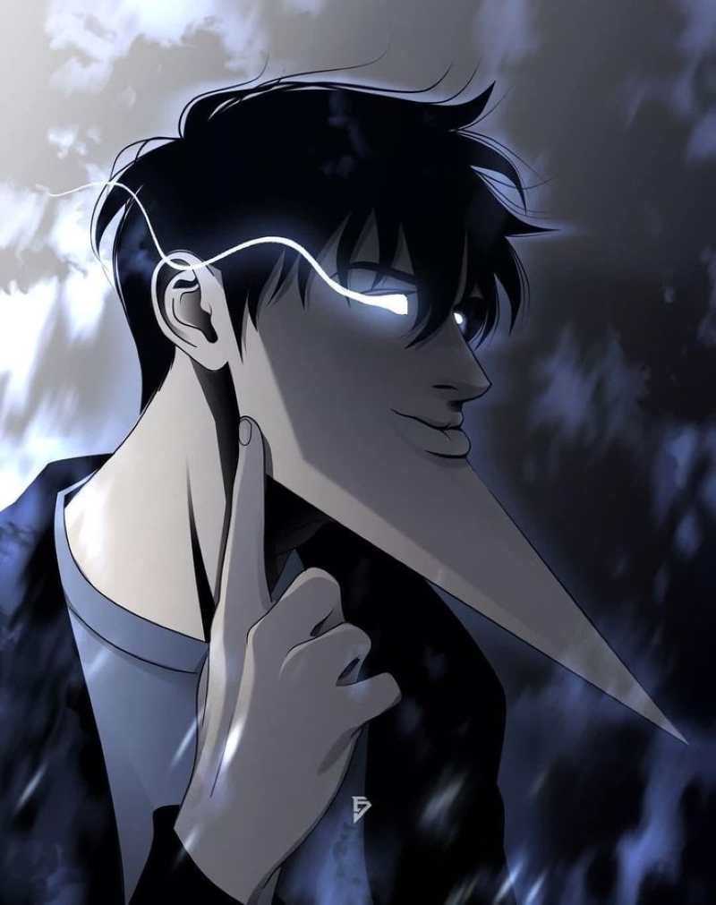 Hình nền anime nhân vật bí ẩn, ánh sáng tối, độ phân giải 1080x1920, chất lượng HD.