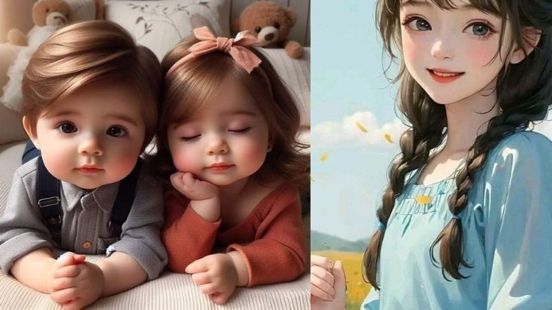 Hình nền dễ thương với trẻ em và tranh vẽ anime, độ phân giải 450x800, chất lượng HD, phong cách nhẹ nhàng.