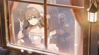 Hình nền anime mùa đông qua cửa sổ, độ phân giải 1080x1920, chất lượng HD, cảnh đẹp ấm áp và lãng mạn.