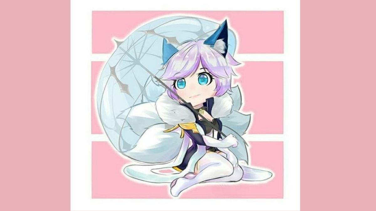 Hình nền anime dễ thương với nhân vật chibi, nền hồng, 1080x1920, chất lượng HD. Từ khóa: anime, chibi, dễ thương.