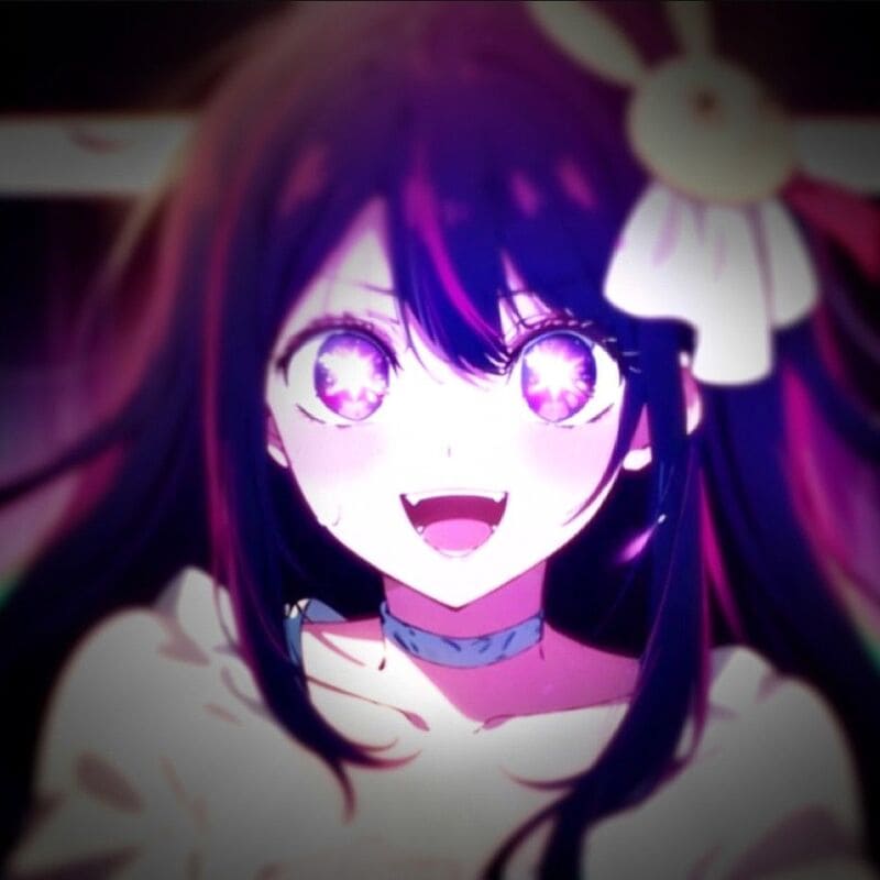 Anime girl với mắt sáng lấp lánh, nền 1080x1920, hình ảnh HD, phong cách cuốn hút, thích hợp làm hình nền.