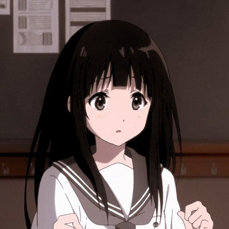 Anime girl in sailor uniform, high-quality HD wallpaper, 768x768 resolution, perfect for anime-themed backgrounds.