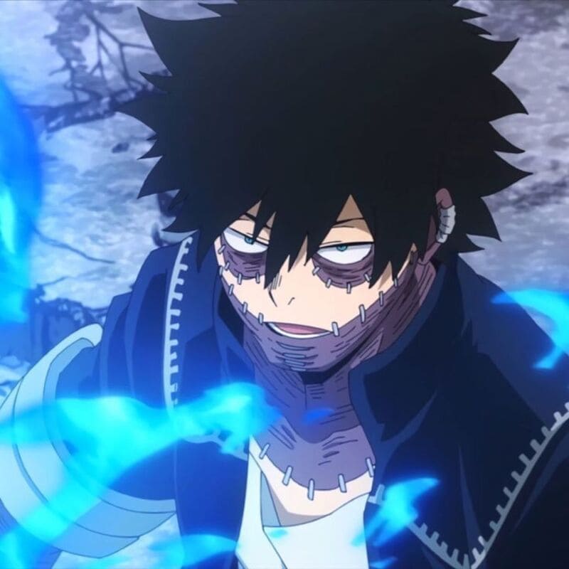 Anime nhân vật bí ẩn với ngọn lửa xanh, độ phân giải 1080x1920, chất lượng HD. Hình nền sống động và cuốn hút.