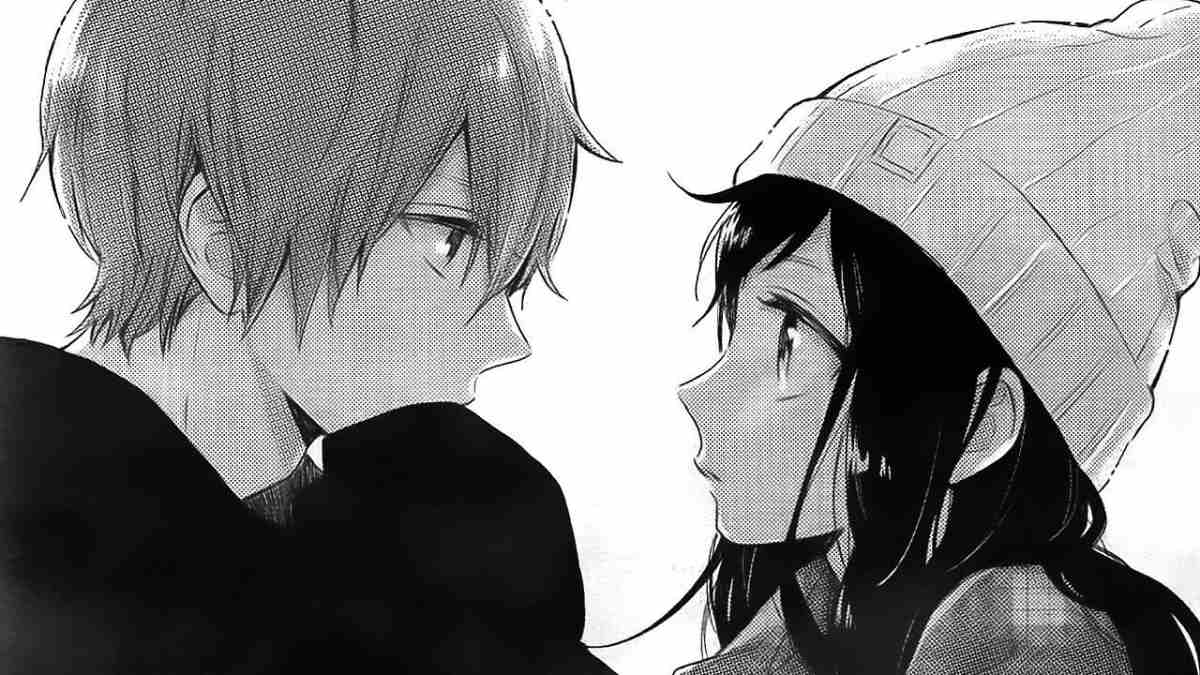 Anime đôi bạn trẻ đối mặt, phong cách manga lãng mạn, độ phân giải 1080x1920, hình nền HD đầy cảm xúc.