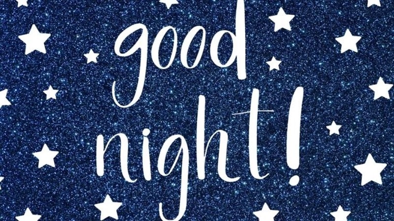 Hình nền "Good Night" với sao đêm lấp lánh, độ phân giải 450x800, chất lượng HD, tạo cảm giác yên bình.