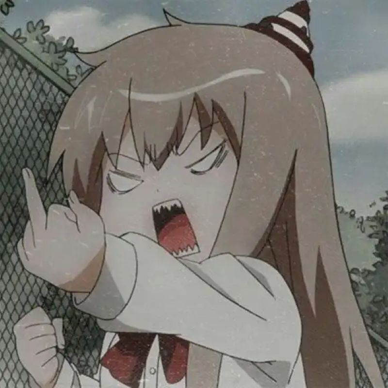 Anime nhân vật tức giận với cử chỉ tay mạnh mẽ, nền trời xanh, hình ảnh 4K, làm hình nền điện thoại 1080x1920.