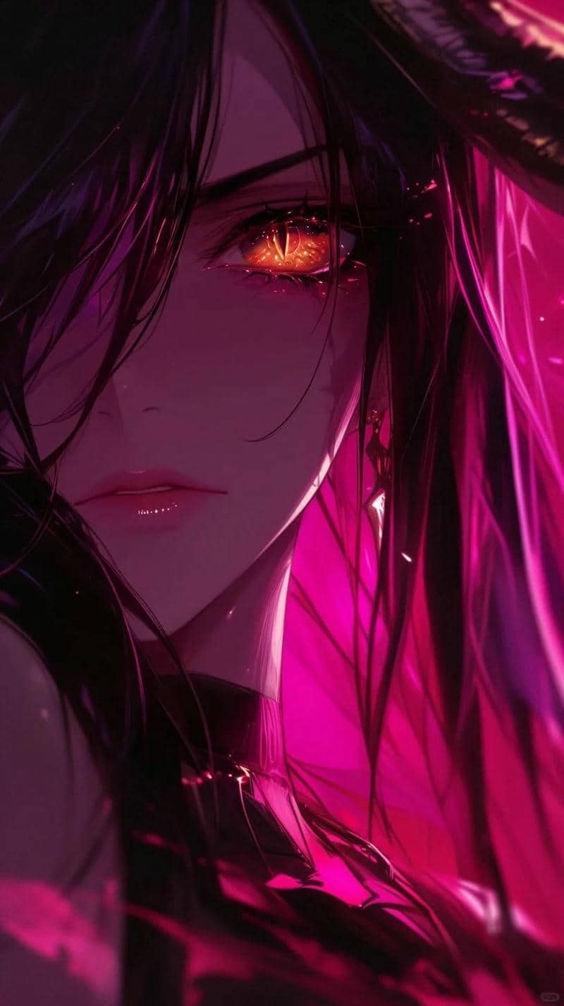 Hình nền anime ma mị, sắc đỏ nổi bật, độ phân giải 1369x768, chất lượng HD, tạo cảm hứng và bí ẩn.