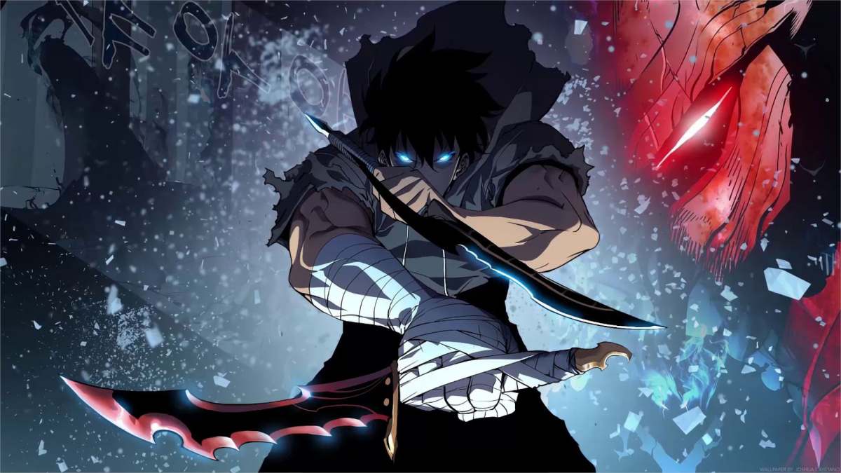 Hình nền anime kiếm sĩ mạnh mẽ, độ phân giải 1080x1920, chất lượng HD, tạo cảm giác hành động mạnh mẽ.