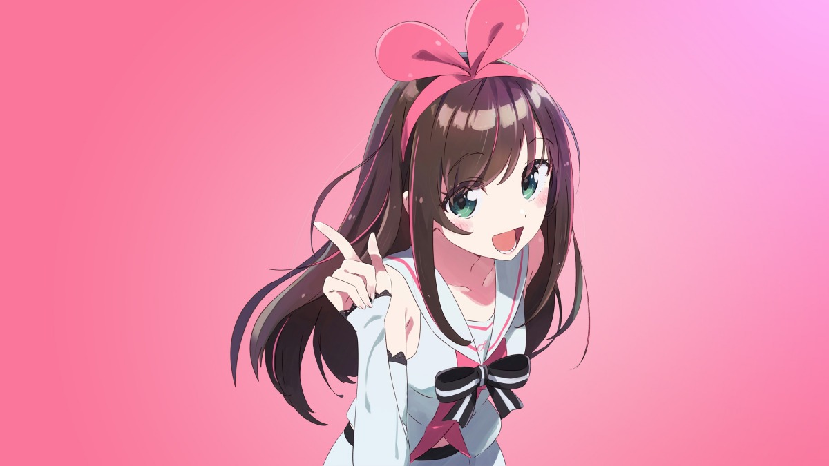 Anime nhân vật dễ thương trên nền hồng, độ phân giải 675x1200, chất lượng HD, hình nền sáng tạo và lôi cuốn.