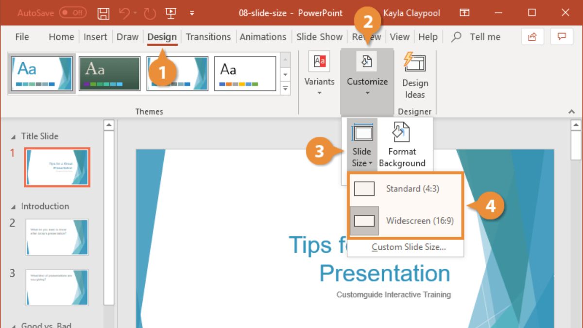 Hướng dẫn cách tạo hình nền PowerPoint động đơn giản bước 1