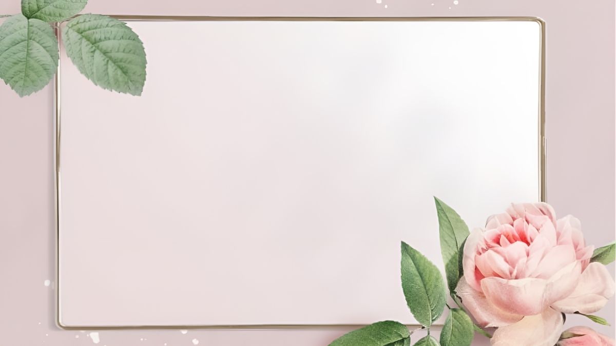 Khung nền hoa hồng 1080x1920, HD, chủ đề lãng mạn, hoa và lá xanh, phù hợp làm ảnh nền sáng tạo.