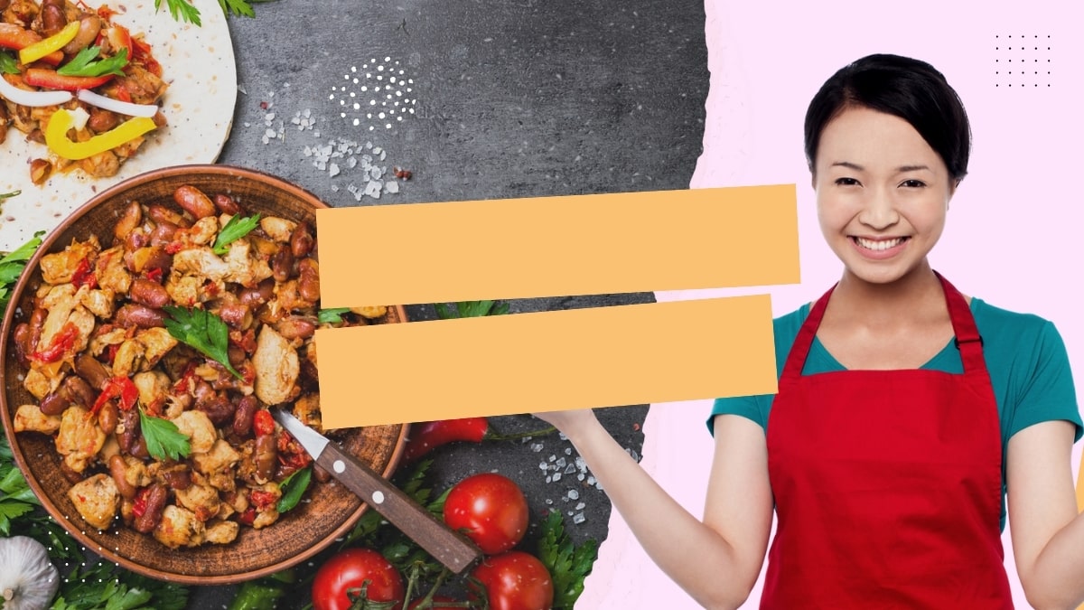 Nấu ăn tại nhà với món gà và đậu, ảnh nền 1080x1920, chất lượng HD, thực phẩm tươi ngon, ẩm thực.