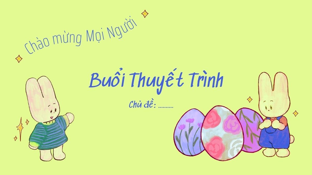 hinh-nen-slide-mo-dau-powerpoint-37 Hình nền buổi thuyết trình, chủ đề sáng tạo với thỏ và trứng trang trí, độ phân giải 1080x1920, chất lượng HD.