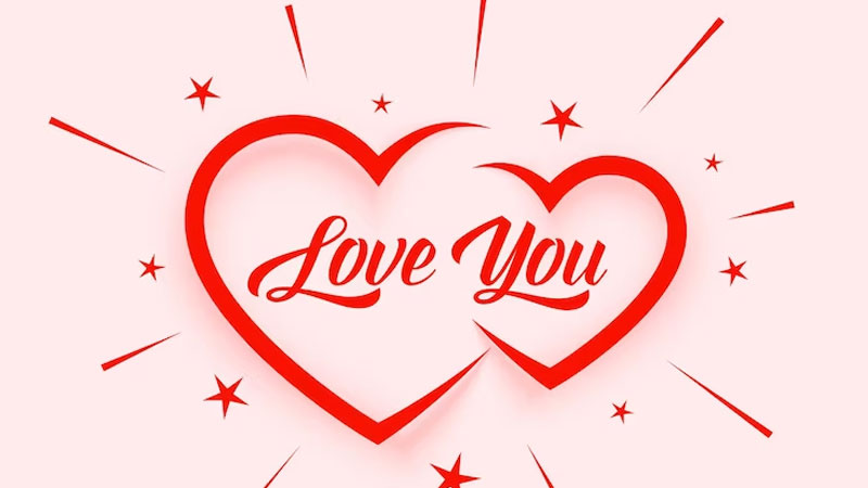 Hình nền trái tim đỏ lồng ghép chữ "Love You", độ phân giải 450x800, chất lượng HD, chủ đề tình yêu lãng mạn.