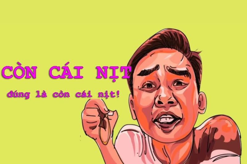 Hình nền minh họa hài hước với câu nói vui, độ phân giải 1080x1920, chất lượng HD, nổi bật trên nền vàng.