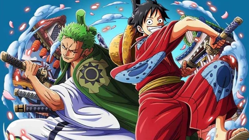 Hình nền anime năng động, hai nhân vật hành động mạnh mẽ, độ phân giải 450x800, chất lượng HD, chủ đề phiêu lưu.