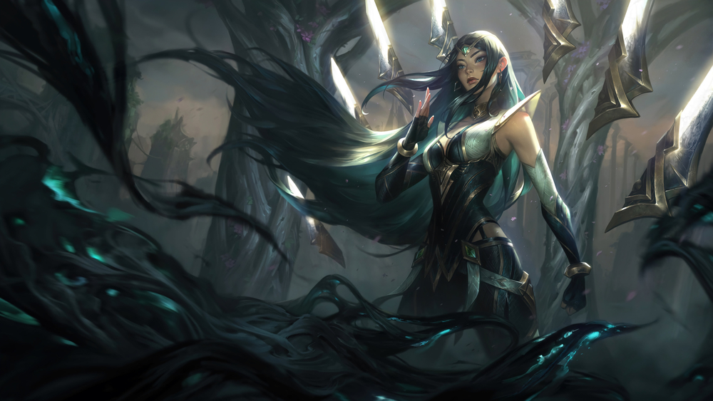 Chiến binh huyền bí trong rừng tối, hình nền 1080x1920 HD, phong cách fantasy đầy cuốn hút.