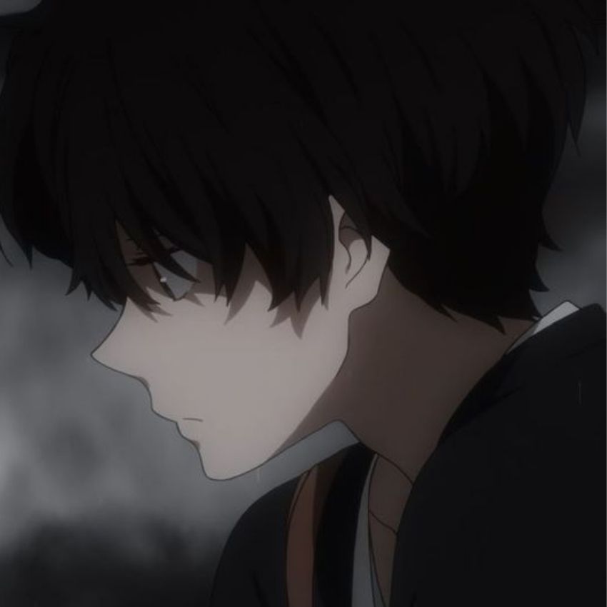 Hình nền anime buồn, nhân vật chính nhìn xa xăm, độ phân giải 1080x1920, chất lượng HD.