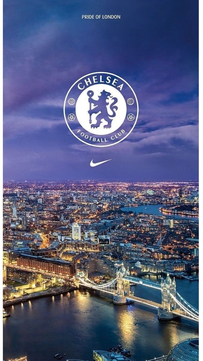 Hình nền thành phố London về đêm với logo bóng đá, độ phân giải 1080x1920, chất lượng HD, chủ đề thể thao.