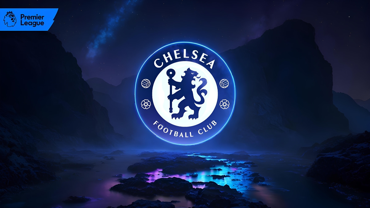 Hình nền logo bóng đá Chelsea, chất lượng HD, độ phân giải 675x1200, phong cảnh đêm huyền bí.